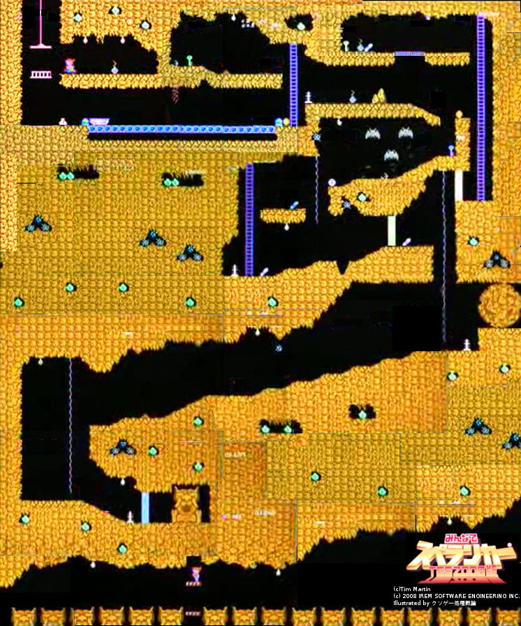 All map of minna de spelunker TGS2008